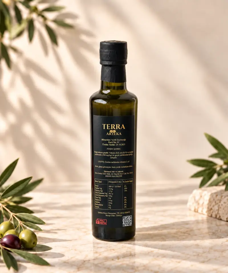 500ml – 2025 Sezon Erken Hasat Zeytinyağı