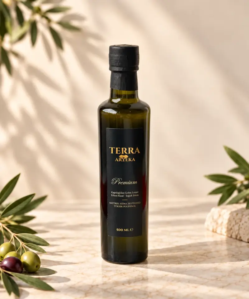 500ml – 2025 Sezon Erken Hasat Zeytinyağı