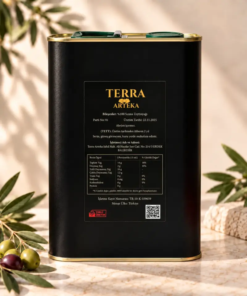 5lt – 2025 Naturel Sızma Zeytinyağı